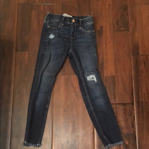 Kids dark blue jeans